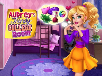 Audrey’s Trendy College Room